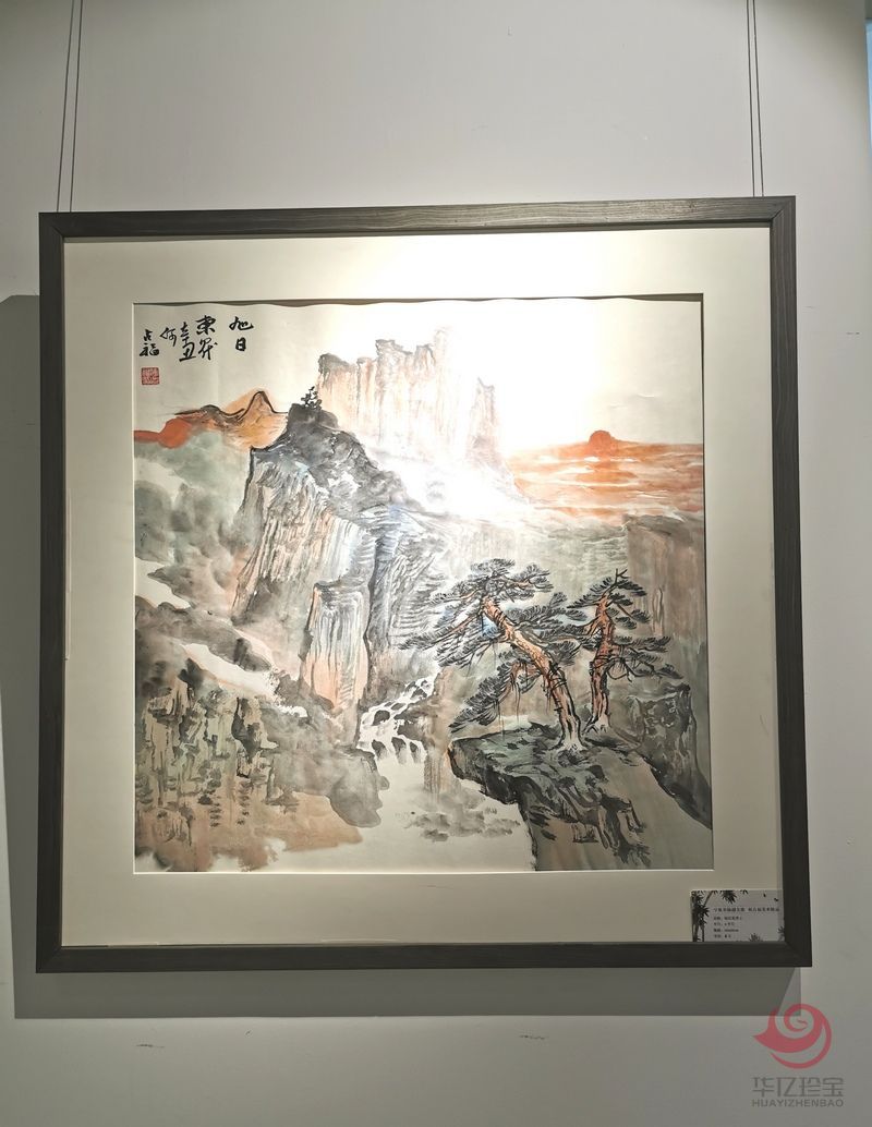 贺兰山画派创始人 山水画家何占?！缎袢斩?平尺斗方